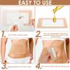 20pcs Castor Oil Pack Wrap, Leakproof Self Adhesive Essential Oil Wrap Breathable for Waist Stomach Belly Neck, 11.8 6.3 inch view 4