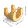 Ergonomic Side Pillow for Men and Women-Memory Sponge face Pillow Prevents Sleep, Facial and Morning Facial fine Lines.Golden view 2
