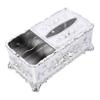 Alipis Decorative Tissue Holder Box with Divided Design for Remote Control Items Stylish Towel Organizer for Home Office Kitchen and Restaurant Use view 1