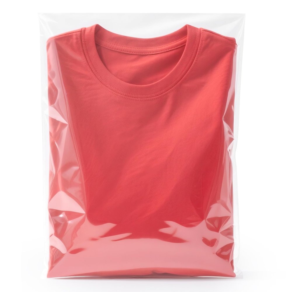 135 Pcs Clear Cellophane Bags, 9x12 Inch Resealable Poly Bag, Self Sealing Shirt Bags, Clear Bag for Clothes, magazine, postcard