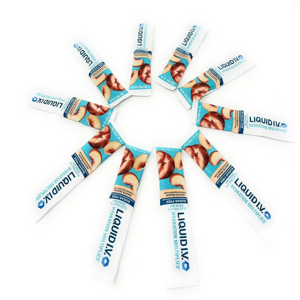 LIQUID IV Liquid I.V. Sugarfree Hydration Multiplier White Peach - 26, 11.7 OZ