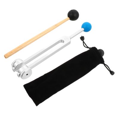 BESPORTBLE Tuning Forks Sound Healing Instrument Aluminum Alloy Yoga Fork with Hammer for Chakra Balancing Meditation Energy Work and Sound Therapy Durable and Versatile