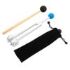 BESPORTBLE Tuning Forks Sound Healing Instrument Aluminum Alloy Yoga Fork with Hammer for Chakra Balancing Meditation Energy Work and Sound Therapy Durable and Versatile