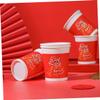 PACKOVE 2024 New Year Paper Cups 50pcs Thicken Disposable Drinking Cups for Parties Juice Coffee and Beverages for Home and Commercial Use view 2