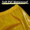 SJQPU Reusable PVC Waterproof Pants Adult Underwear Soft High Waist Leakproof Safe Leakproof BriefsYellow,XL view 2