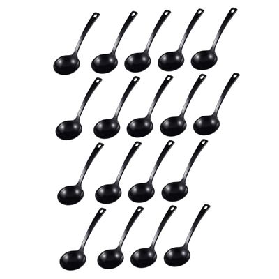 BIUDECO 18Pcs Disposable Soup Spoons Practical Porridge Spoons for Home Use Lightweight and Easy to Clean for Hot Food Parties and Picnics Elegant Design