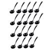BIUDECO 18Pcs Disposable Soup Spoons Practical Porridge Spoons for Home Use Lightweight and Easy to Clean for Hot Food Parties and Picnics Elegant Design view 1