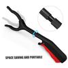 Anneome 2pcs Elderly Helper Tool Heavy Duty Trash Pickup Grabber Reacher Stick Precision Teeth for Easy Object Grabbing Comfortable for Daily Use view 3