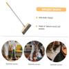 SMASOLO Heavy Duty Long Handle Broom with Soft Bristles Ergonomic Design for Indoor and Outdoor Cleaning Static Natural for Carpets and Floors view 3