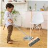 SMASOLO Heavy Duty Long Handle Broom with Soft Bristles Ergonomic Design for Indoor and Outdoor Cleaning Static Natural for Carpets and Floors view 4
