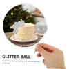 LABRIMP 20pcs Glitter Cake Ball Toppers Decorative Balls for Birthdays Weddings and Parties Easy to Use Multi Functional Baking Cake Decor view 3