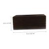 Alipis Wooden Tissue Box Cover Decorative Desktop Tissue Holder for Home Office Kitchen Natural Wood Napkin Box Easy Open Design view 2