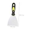 Holibanna 3pcs Stainless Steel Scraper Set for Kitchen and Home Cleaning Versatile Metal Scrapers for Removing Stains Labels Stickers and Burnt Food and Efficient Tool for Tough Messes view 2