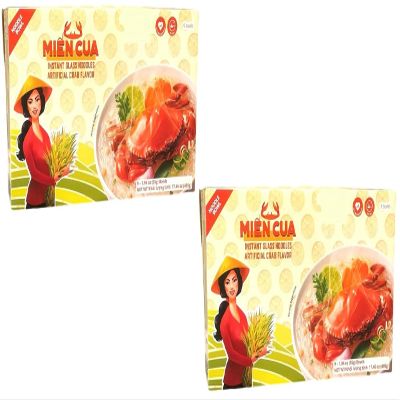 Asia Style Instant Noodles (2 CASE SET, INSTANT CLEAR NOODLES CRAB FLAVOR)