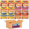 26 Mix, Ramen Noodle Cup Soup Instant Lunch Variety 12 Count - 5 Flavors -Chicken, Beef, Chedder cheese, Spicy Chicken, Spicy Shrimp view 1