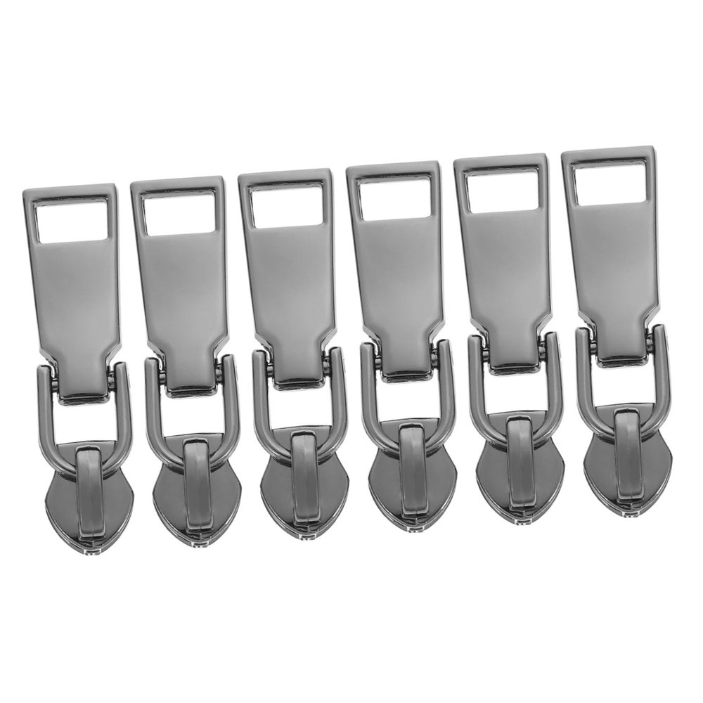 AKOOSY 10 Pcs Nylon Zipper Pull Tabs for Bags Double-Headed Zipper Sliders DIY Replacement for Backpacks Jackets and Luggage