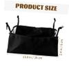 SOPOTUTU Movable Under Seat Wheelchair Storage Bag Durable Mesh Organizer for Wheelchair Accessories Easy Installation Spacious Design for Convenient Carrying for Keeping view 2
