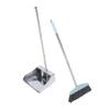 PACKOVE Broom Dustpan Set Long Handle Broom Standing Dust Pan for Floor Cleaning view 1