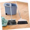 PACKOVE Broom Dustpan Set Long Handle Broom Standing Dust Pan for Floor Cleaning view 4
