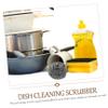 Holibanna 6pcs Steel Ball Cleaning Brushes Dish Scrubbers for Kitchen Fine Wire Removal Tools view 3
