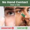 [6 Pack] Vented Scleral Lens Inserter & Applicator Tool for Hard/RGP & Prosthetic Eyes Green, Travel-Friendly, Hygienic, Easy Insertion with Smooth Airflow Fits All Lens Stands view 2