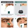 [6 Pack] Vented Scleral Lens Inserter & Applicator Tool for Hard/RGP & Prosthetic Eyes Green, Travel-Friendly, Hygienic, Easy Insertion with Smooth Airflow Fits All Lens Stands view 3
