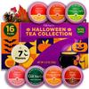 Gya Tea Co Halloween Tea Pod Collection Gift Set (16 Count) - Different Flavors Assorted Variety Pack view 1