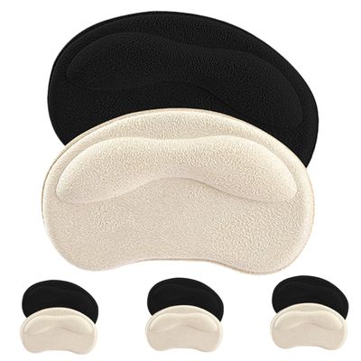 Outanaya 4pairs Cushion Pads for Heels High Heel Inserts Non-Slip Self-Adhesive Foot Pads for Women