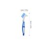 HAKIDZEL 4pcs Denture Brush Double-Sided Toothbrush Soft Bristles Plaque Remover for Braces view 2