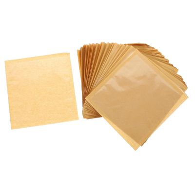VALICLUD 100pcs Reusable Baking Paper Bags Window Food-safe Greaseproof Sandwich and Bread Packaging Bags for Cookies Snacks and Party Favors
