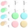 Outanaya Macaron Screen Cleaner 8-Piece Set Portable Keychain Eyeglasses and Lens Cleaner Streak-Free Cleaning Cloth for Phones and Glasses view 1