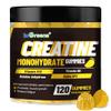 Creatine Monohydrate Gummies 6g for Men & Women, Potent Creatine Supplement, Chewables Creatine for Energy Boost, Increase Strength and Build Muscle, Gluten-Free, Sugar Free,120 Count view 1