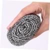MUCKLILY 2pcs Stainless Steel Kitchen Cleaning Balls Spiral Scrubbers Dishwasher Safe Non-Slip for Dish Cleaning view 4