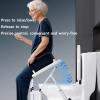 JIANGSHUAIM Toilet Seat Risers for Seniors-Electric Toilet Chair,Movable Electric Toilet Chair, with Anti-Slip Armrests,360 Wheels with Brakes,29 Lifting Angle view 3