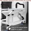 JIANGSHUAIM Toilet Seat Risers for Seniors-Electric Toilet Chair,Movable Electric Toilet Chair, with Anti-Slip Armrests,360 Wheels with Brakes,29 Lifting Angle view 4