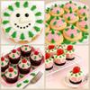 Edible Green Sprinkles, Green Tree Sugar Sprinkles for Cake Decorating, Cupcake Toppers, Cookies, Edible Baking Cake Decorations, Easter Party Holiday Supplies, 180g/6.35oz view 3