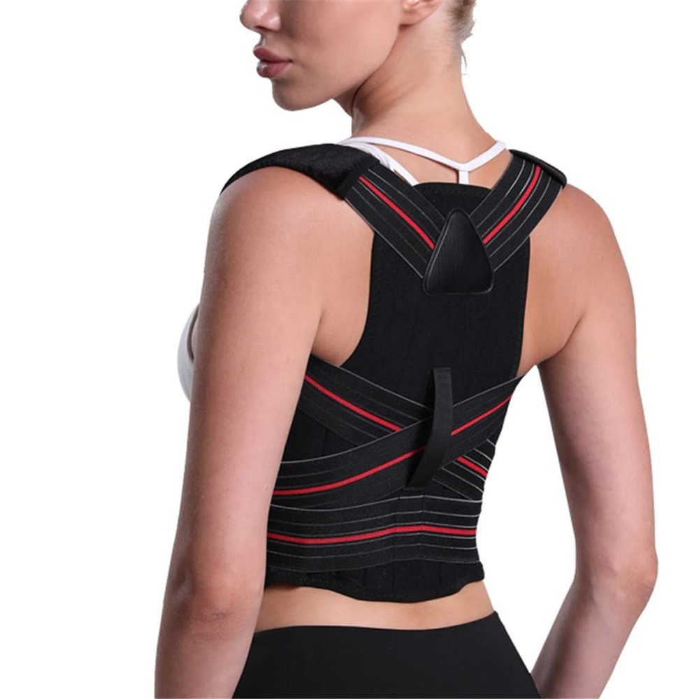 Adjustable Corrector Back Support Shoulder Back Brace Correction Spine Postural Fixer Tape