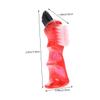 LALADEFIEE 3pcs Mini Denture Cleaning Brush Portable Personal Oral Care Tool for Daily Use Includes Red Orange for Denture Maintenance view 2