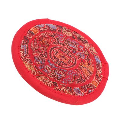 Toddmomy Buddha Sound Bowl Rounded Pad Buddhist Meditation Bowl Mat Religious Singing Accessory