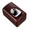 VINTORKY Wall Mounted Automatic Toothpaste Dispenser with Elegant Wood Grain Finish Dustproof Toothpaste Squeezer for Effortless Operation Bathroom Sticky Toothpaste Dispenser view 1