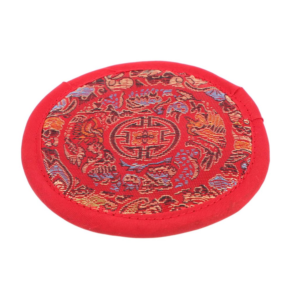 DECHOUS Sound Bowl Mat Durable Buddhist Cushion for Meditation Handmade Sound Bowl Pad Prevents Collisions for and Spiritual Practices