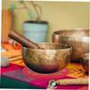 DECHOUS Sound Bowl Mat Durable Buddhist Cushion for Meditation Handmade Sound Bowl Pad Prevents Collisions for and Spiritual Practices view 2