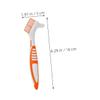 LALADEFIEE 4pcs Denture Cleaning Brush Double-Sided Soft Bristles Toothbrush for False Teeth Daily Use view 2