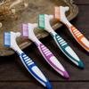 LALADEFIEE 4pcs Denture Cleaning Brush Double-Sided Soft Bristles Toothbrush for False Teeth Daily Use view 4