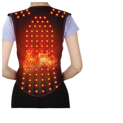 back corrector 108pcs magnets heated clothing heated vest corrector waist brace lumbar pad corset for back support pain relief health and relaxation