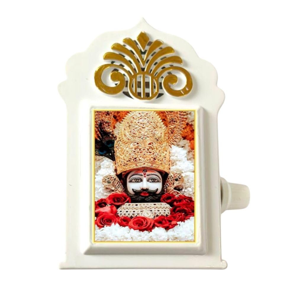BLESSINGS HUB IIKhatu Shyam ji Mantra Jaap Machine Mantra for Prayer Mantra Device Continuous Chants Speaker Jaap Meditation.(White Color)