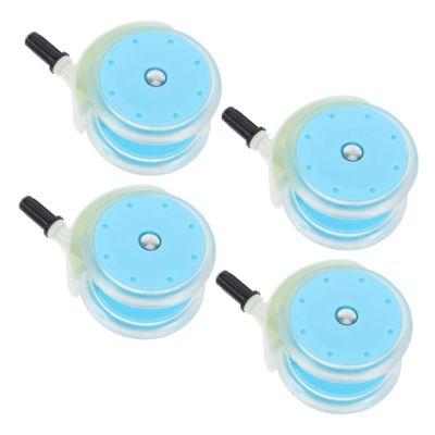 Alipis 4pcs Full Rotation Caster Wheels Easy Detachable for Stroller Walker Car Noise Reduction Sturdy Durability