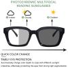 ZONLON Progressive Multifocus Reading Glasses for Women Blue Light Blocking, Photochromic Multifocal Reading Sunglasses (2 Mix C1, 3.5) view 3
