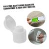VOSAREA 20pcs Plastic Toothpaste Caps Self Closing No Mess Flip Lid Travel Toothpaste Tube Topper view 3