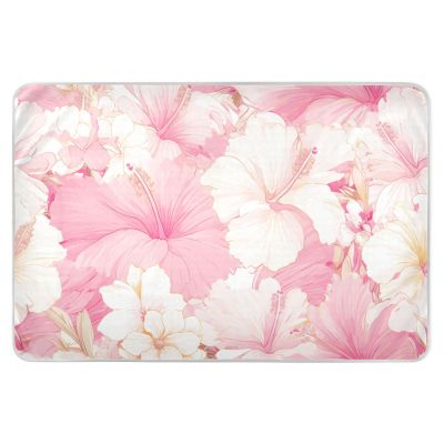 Cartoon Cross Watercolor Peach Bed Underpads Water Resistant Diaper Changing Pad Anti-Lip Pee Mats for Baby Boys Girls , 52" L x 34" W para colchones orines